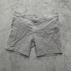 Faherty Shorts Mens Measured 38x7 Casual Stretch Chino Flat Front Summer Comfort